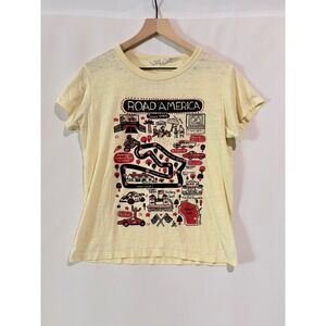 Camp David Graphic Tee Road America Graphic Tee Casual Vintage Inspired Small